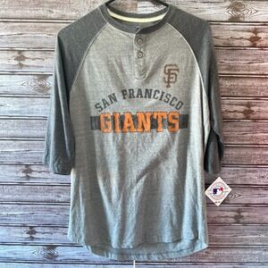 MLB Genuine Merchandise Men's San Francisco Giants Shirt‎ Size M 3/4-Sleeves NWT